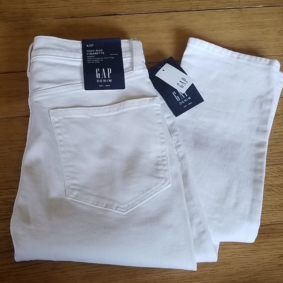 NWT GAP Denim High Rise Cigarette Jeans